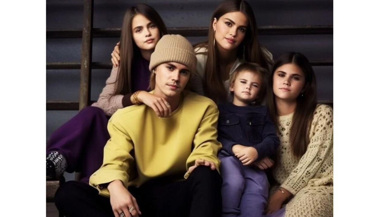 Así serían los hijos de Selena Gomez y Justin Bieber si hubiesen seguido juntos según esta IA.