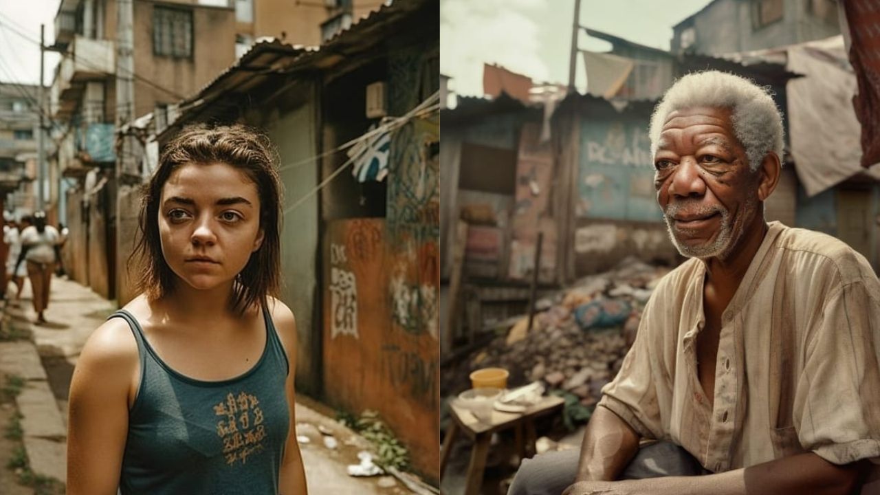 Maisie Williams y Morgan Freeman con inteligencia artificial.