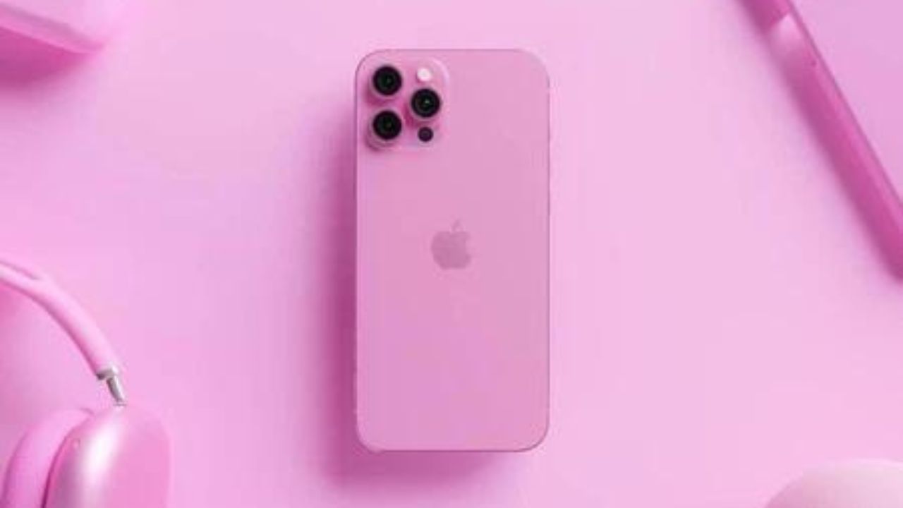 Este sería el modelo rosa del iPhone 15.