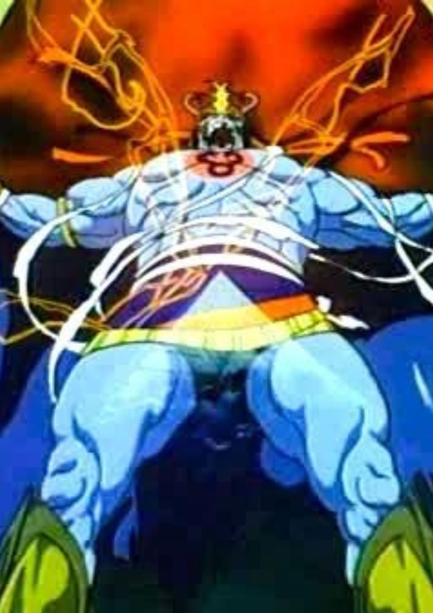 Mumm- Ra cuando invoca las fuerzas del mal.