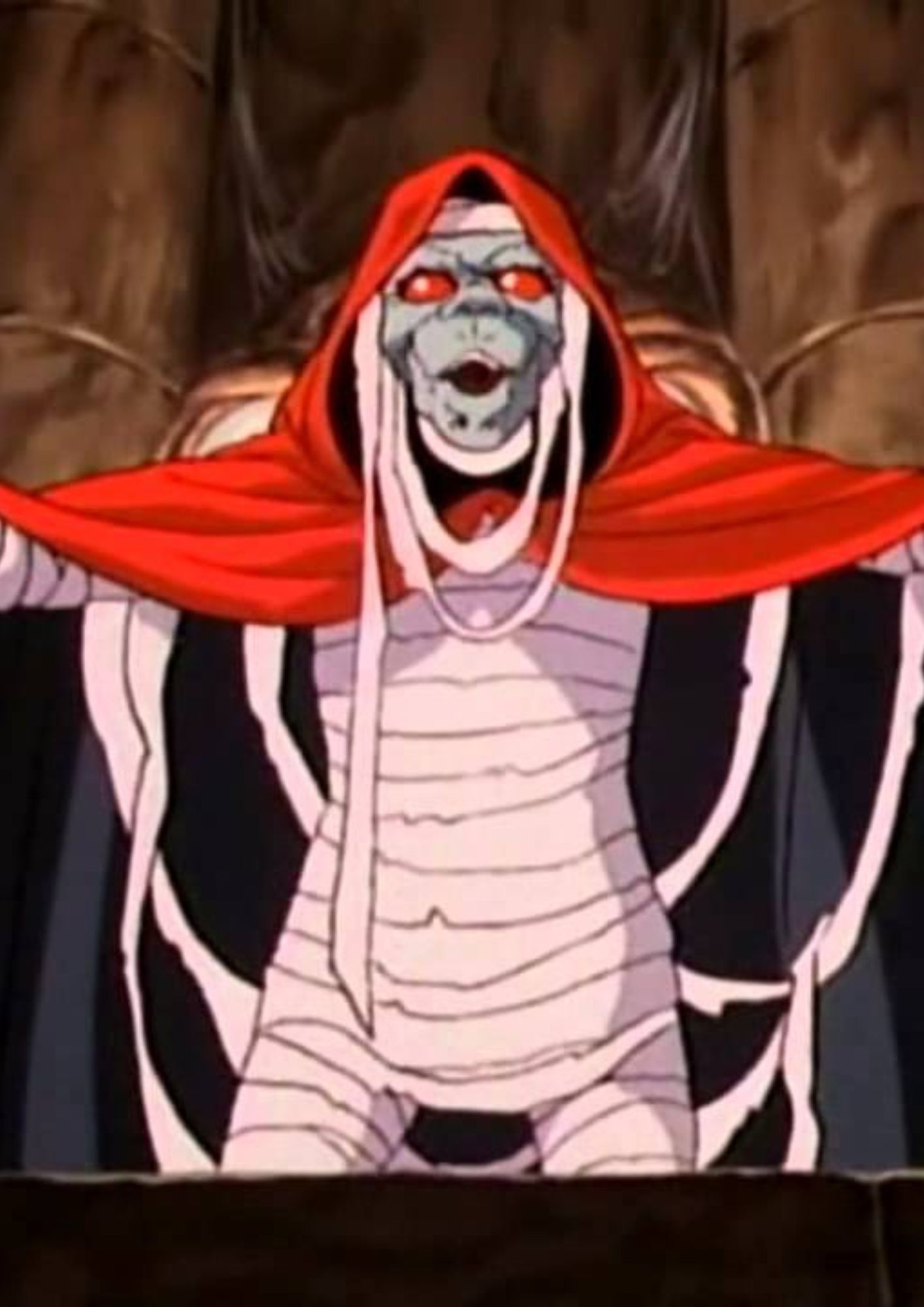 Mumm- Ra antes de invocar las fuerzas del mal.
