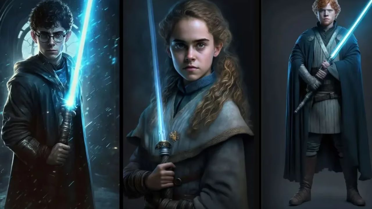 Así se serían los personajes de Harry Potter en el mundo de Star Wars.