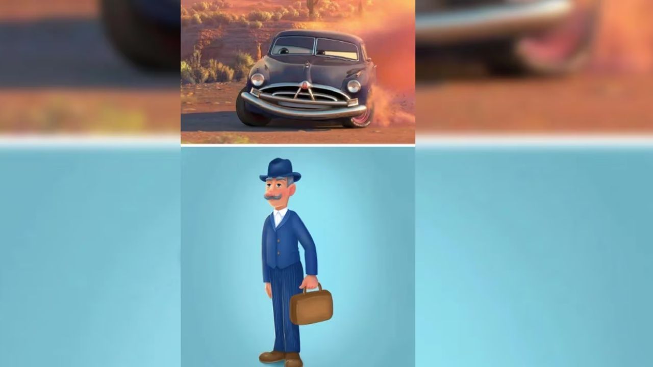 Así se vería Dr. Hudson de Cars según una IA.