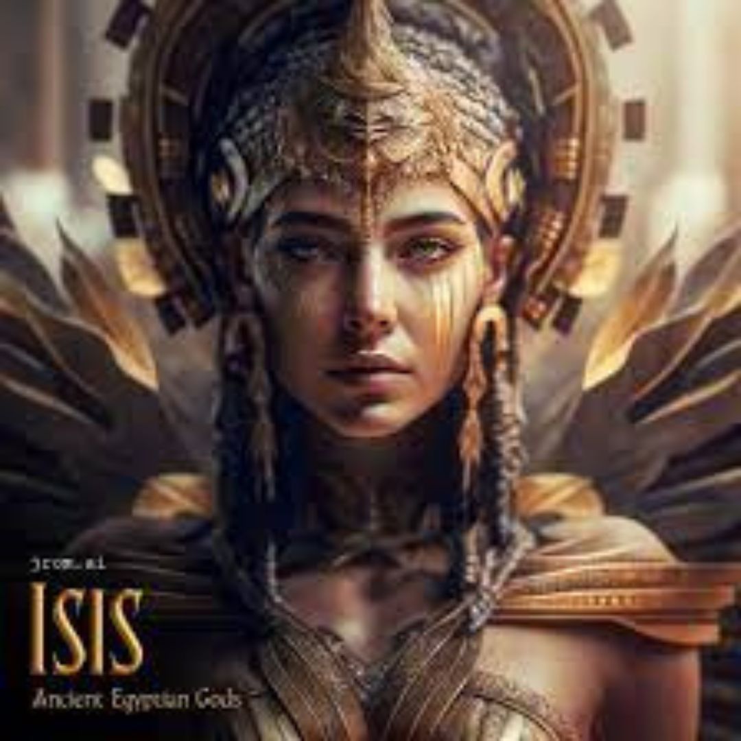 Así se vería el dios egipto Isis en la actualidad según una IA.