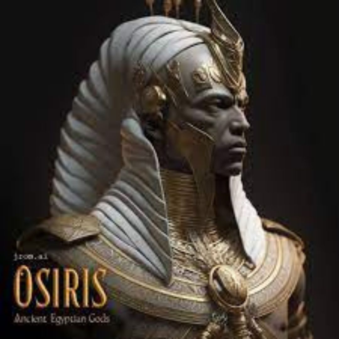 Así se vería el dios egipto Osiris en la actualidad según una IA.