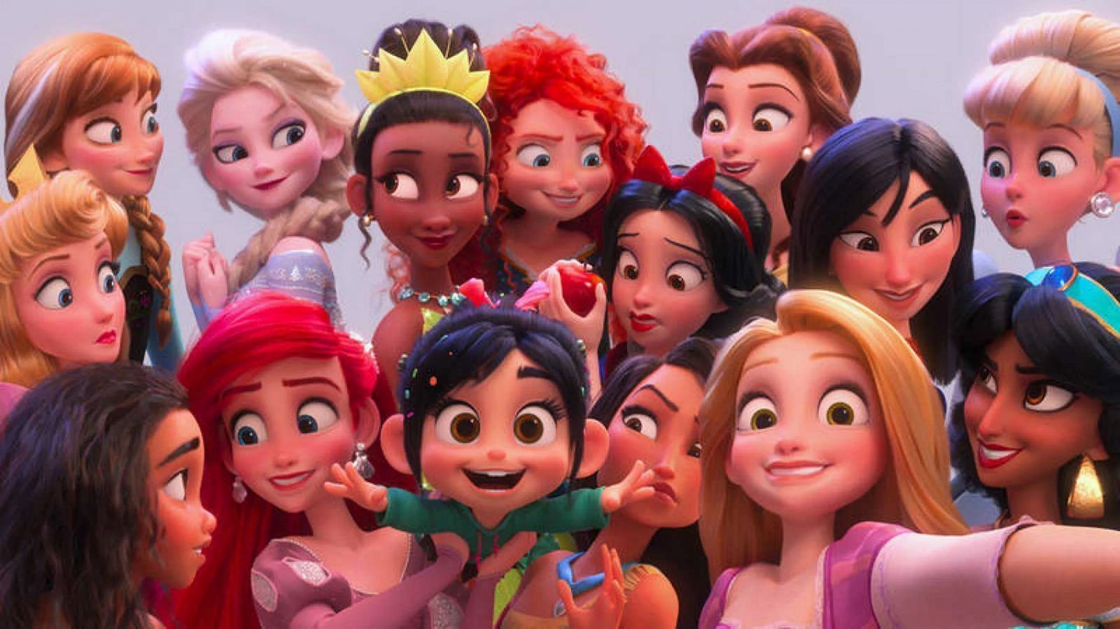 Las princesas son parte del elenco de Disney.