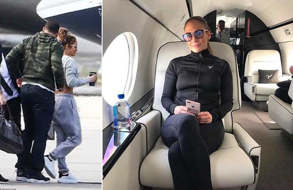 Este es el avión de Jlo y su pareja.