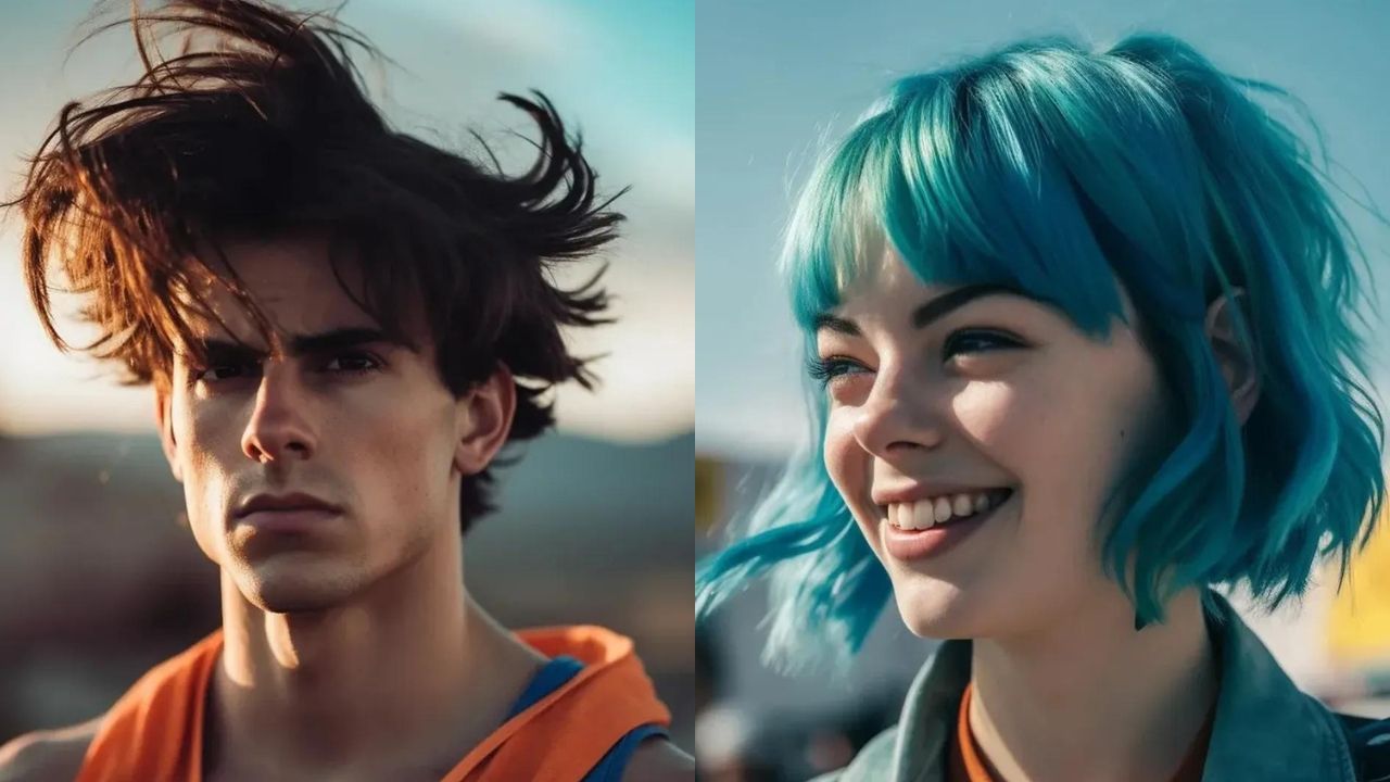 Estos son los protagonistas de Dragon Ball Z segun la IA.