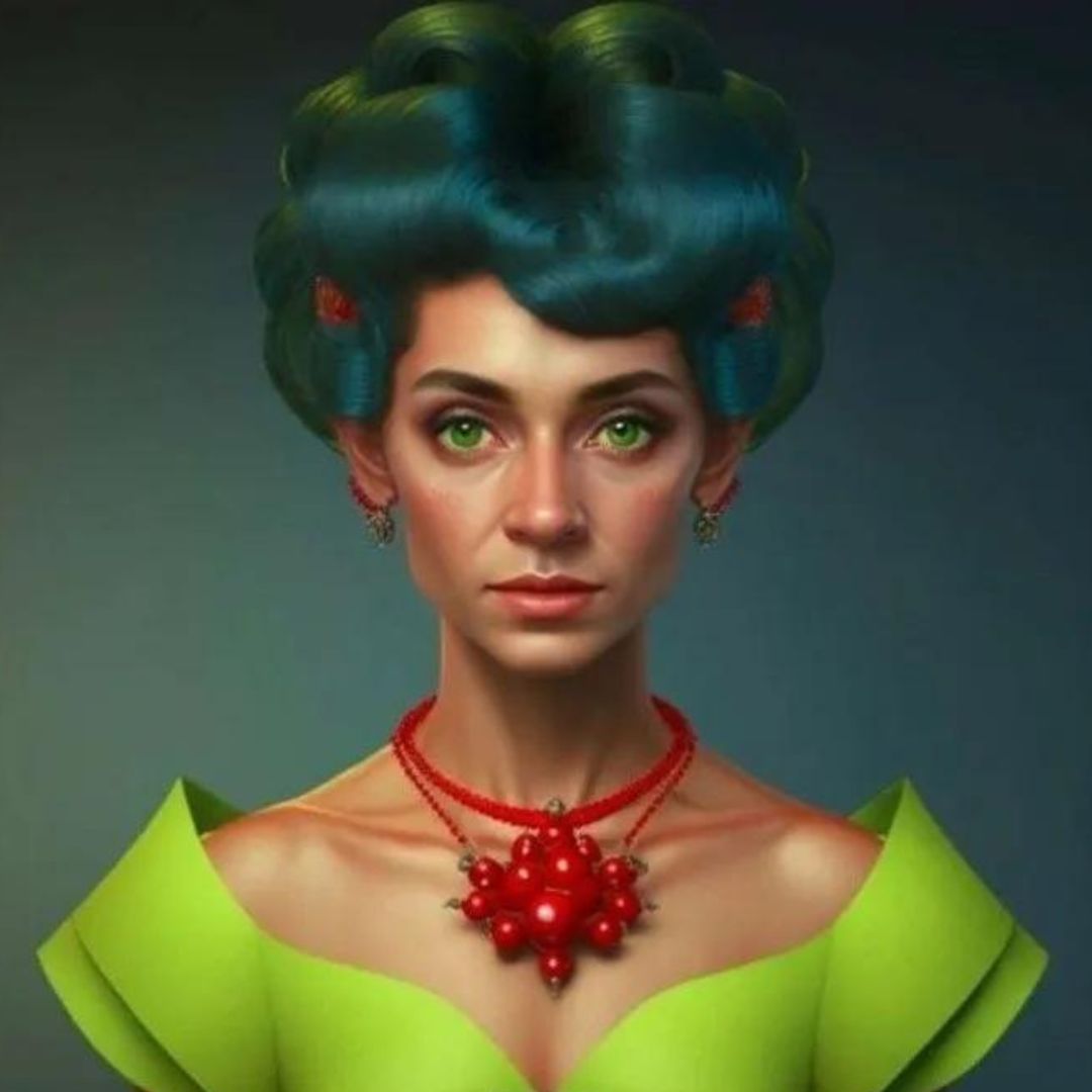 Marge Simpson fue recreada por una IA como una persona real de carne y hueso.