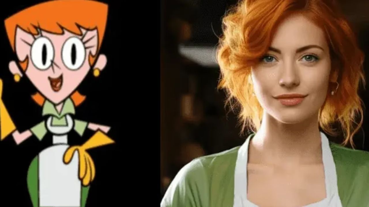 Así se vería Mom, de El laboratorio de Dexter, en la vida real, según la inteligencia artificial.