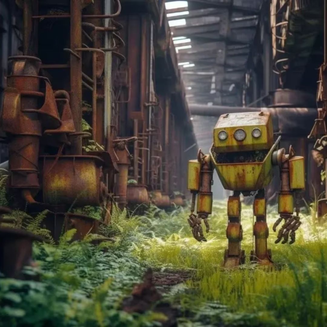 Así se vería el mundo después de la humanidad, según la inteligencia artificial.
