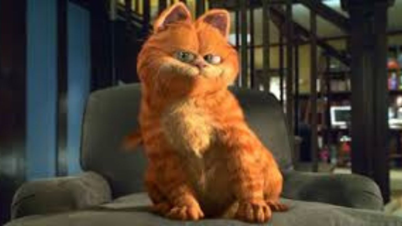 Garfield en su película live action.