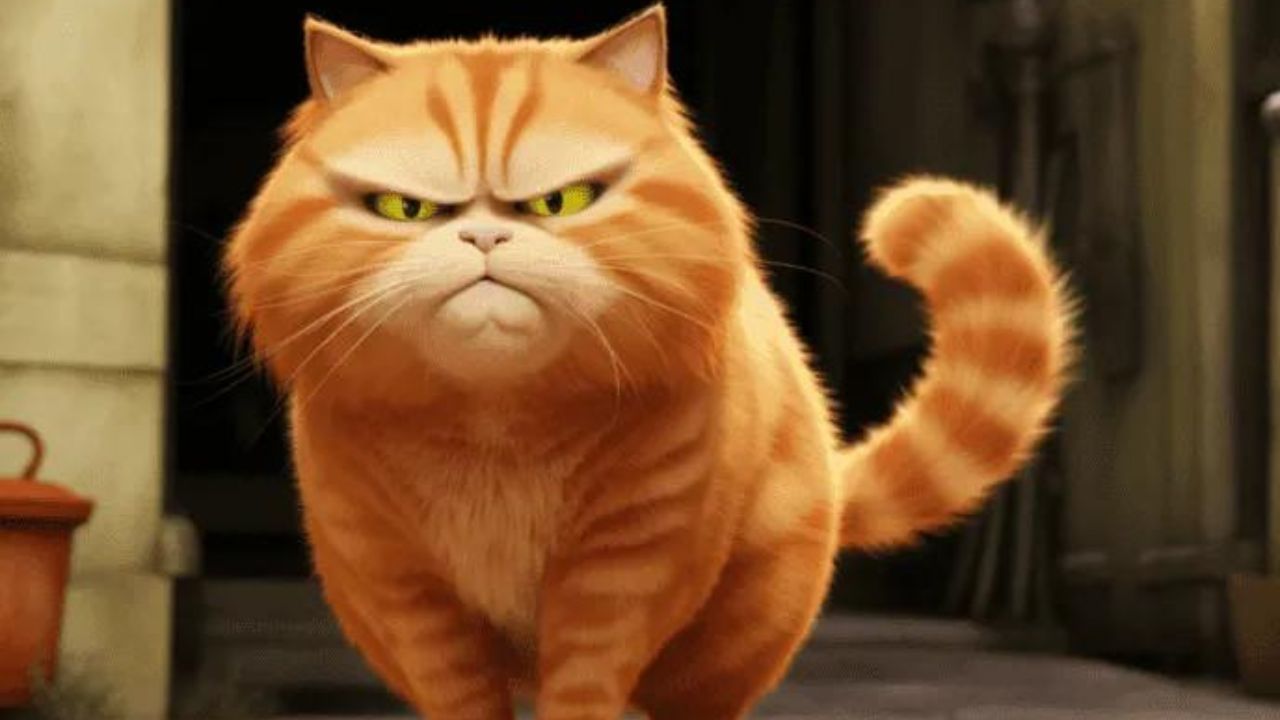 Garfield fue recreado por una IA para mostrarlo cómo sería en la vida real.