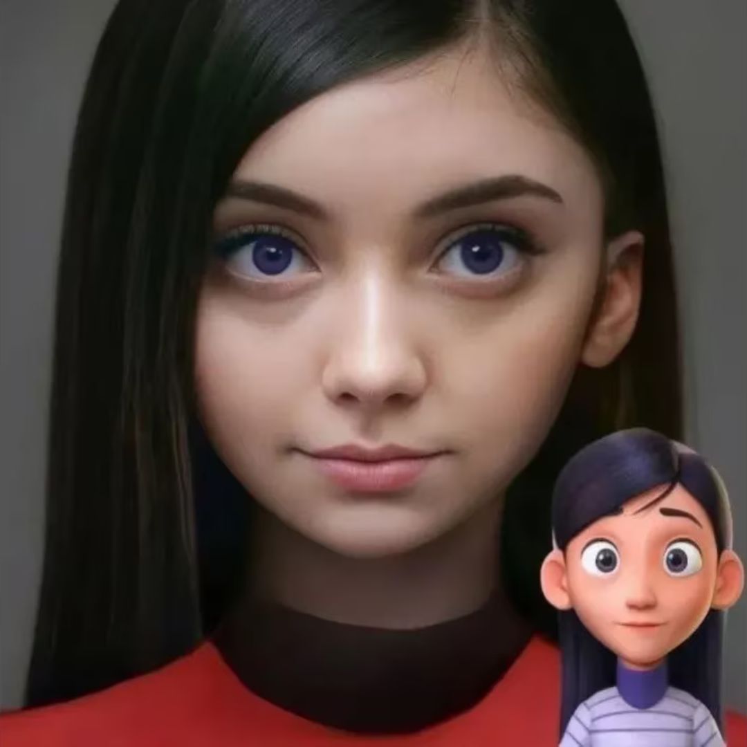 Así se vería Violeta como humana según esta IA.