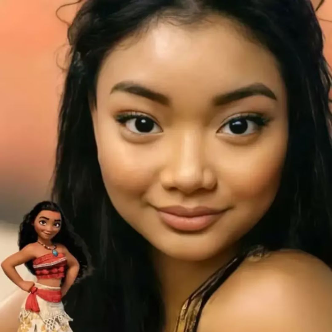 Así se vería Moana en la vida real según la IA.