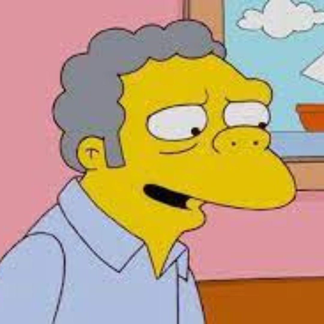 Una IA recreó a Moe de Los Simpson y logró mostrar cómo se vería en carne y hueso