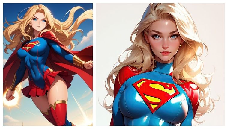 Super Girl llega a la Tierra después de escapar de Krypton