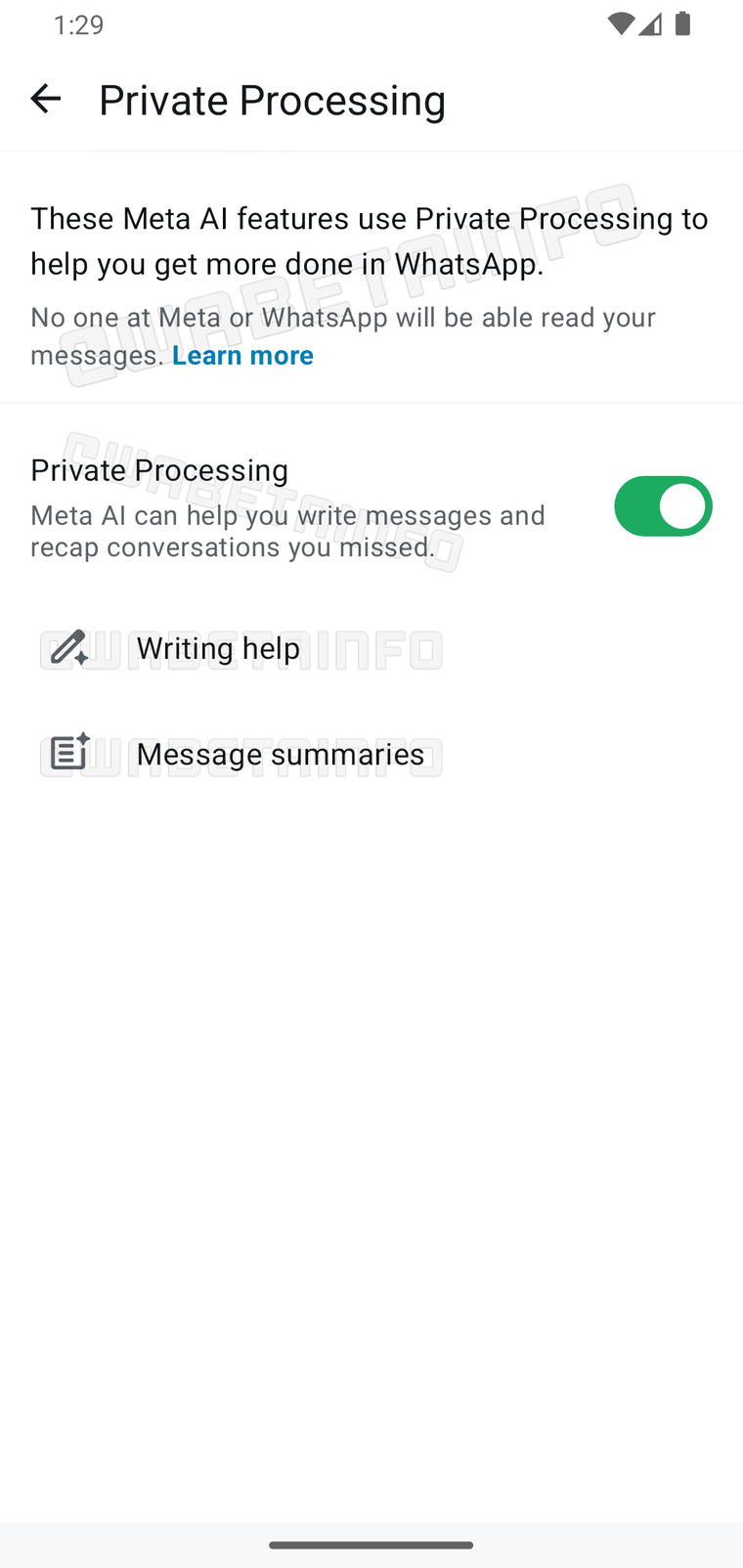 Meta mejora WhatsApp con nuevas actualizaciones de funciones de IA impulsadas por Secure Private Processing Meta mejora WhatsApp con nuevas actualizaciones de funciones de IA impulsadas por Secure Private Processing