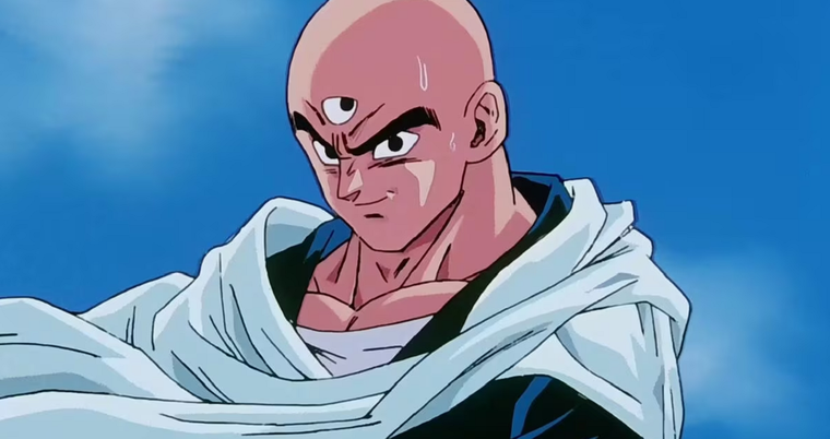 Ten Shin Han, el único personaje de Dragon Ball que tiene tres ojos