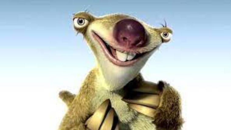 Sid el perezoso se convierte en tenebroso con esta animación en 3D.