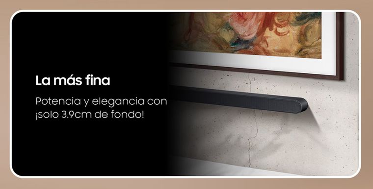 Además, la barra de sonido Samsung HW-S700D/ZF, una de las mejor valoradas del mercado Además, la barra de sonido Samsung HW-S700D/ZF, una de las mejor valoradas del mercado