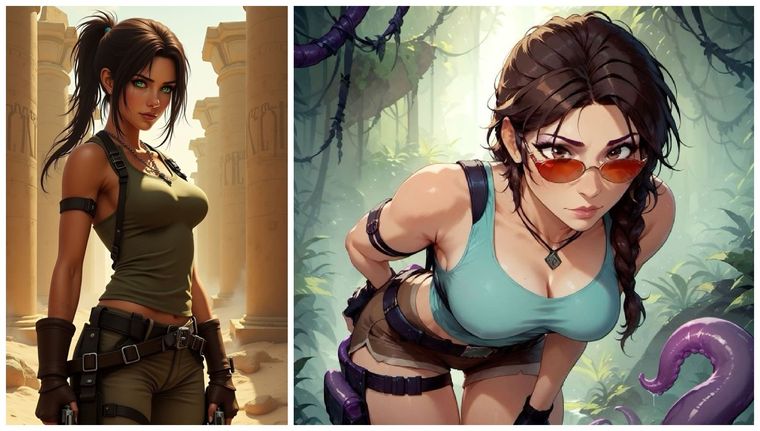 Lara Croft se transformó en un ícono inmediato de los videojuegos con Tomb Raider.