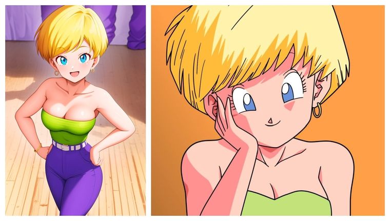 Dragon Ball Z: así luce la bella Erasa en una recreación casi realista de la inteligencia artificial