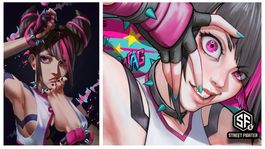 Por fin la IA recreó la versión más bella de Juri, una de las peleadoras de Street Fighter 6