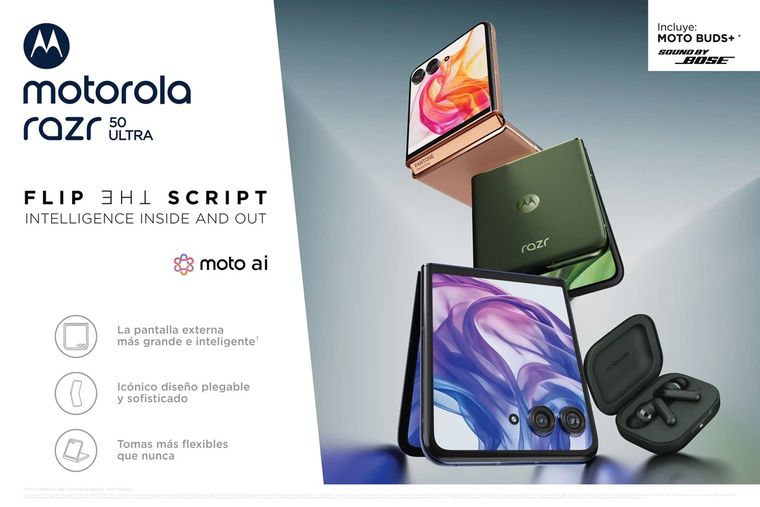 Motorola Razr 50 Ultra: la experiencia plegable mejorada. Motorola Razr 50 Ultra: la experiencia plegable mejorada.