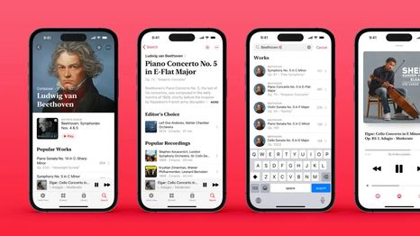 Apple presentó una nueva aplicación para escuchar lo mejor de la música clásica