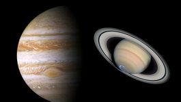 jupiter y saturno formaran un ?planeta doble? en el cielo de diciembre