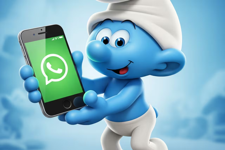 Modo los Pitufos en WhatsApp Modo los Pitufos en WhatsApp