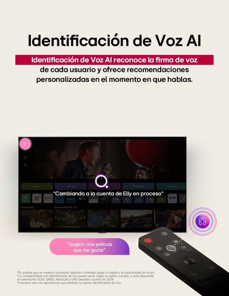 Pantalla LG de 75 Pantalla LG de 75