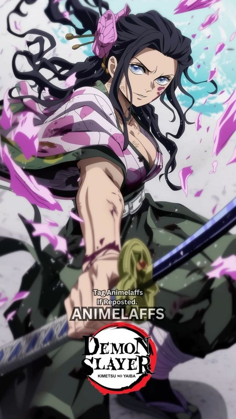 Nico Robin en el mundo de Demon Slayer. Nico Robin en el mundo de Demon Slayer.