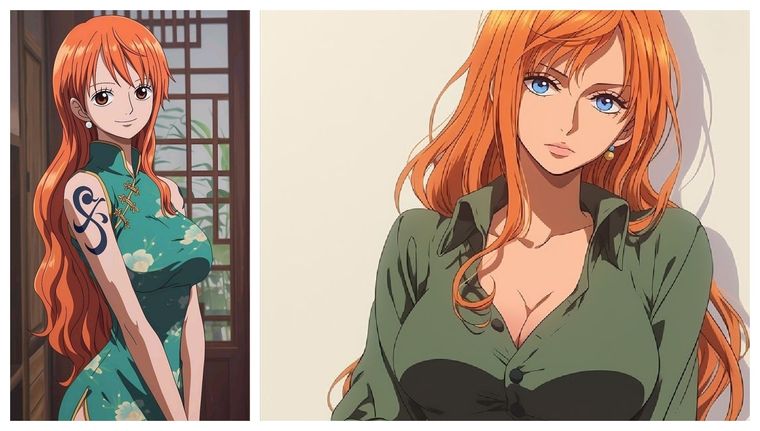 Nami es introducida en la serie como una ladrona de piratas que trabaja para Arlong