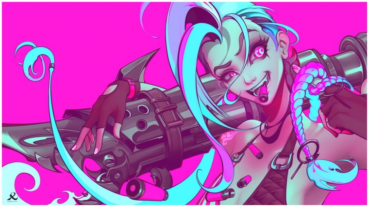Jinx es uno de los personajes más populares del videojuego League of Legends.