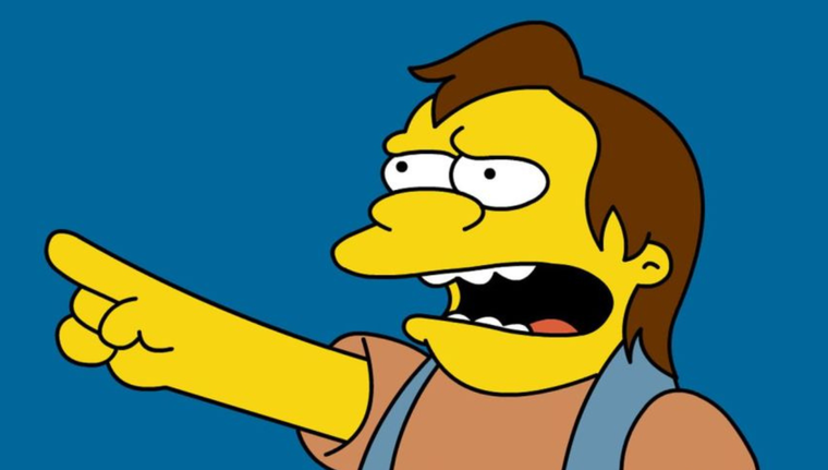 Nelson es uno de los personajes más conocidos de la serie de la pantalla chica.