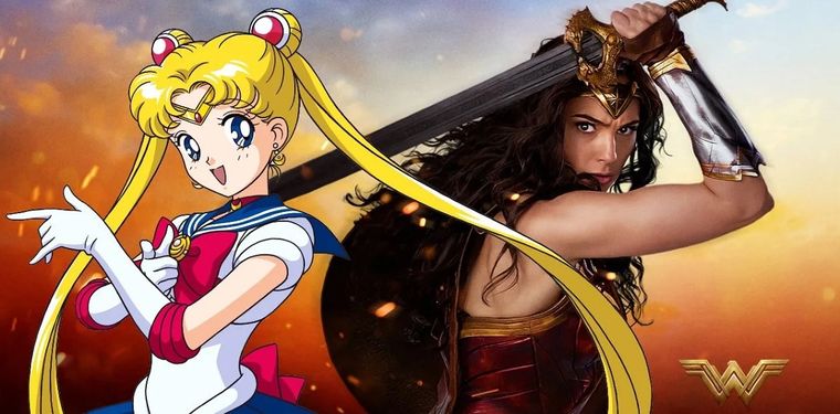 Crossover entre Sailor Moon y la Mujer Maravilla