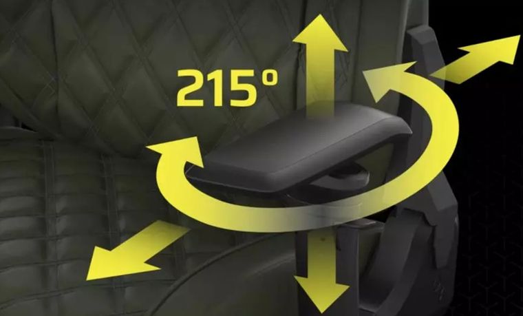 Los reposabrazos regulables en altura, inclinación y giro son esenciales para mantener una postura relajada Los reposabrazos regulables en altura, inclinación y giro son esenciales para mantener una postura relajada