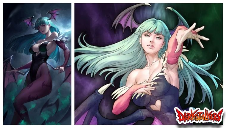 Inteligencia artificial: así son las atractivas y realistas imágenes de Morrigan, de Darkstalkers