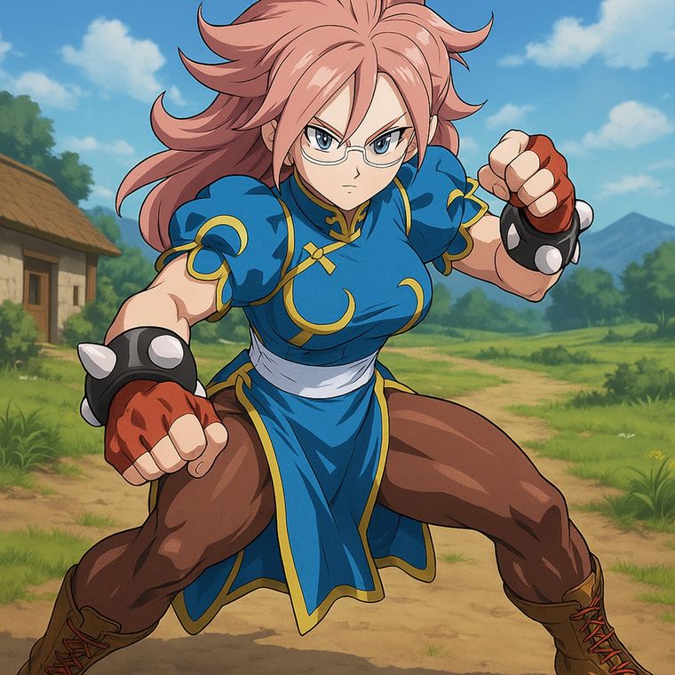 La fusión entre Android 21 y Chun-Li da lugar a un personaje de diseño impecable La fusión entre Android 21 y Chun-Li da lugar a un personaje de diseño impecable