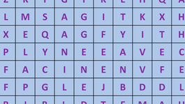 Sopa de letras: test visual