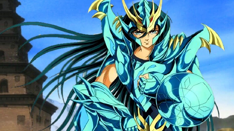 Este es el diseño original de la Armadura de Shiryu de Dragón