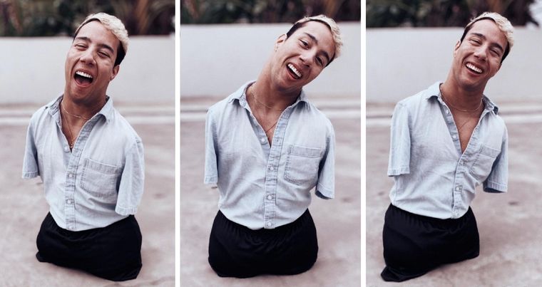 Inspiracional y ejemplo de superación, Gabe Adams enseña maquillaje en TikTok