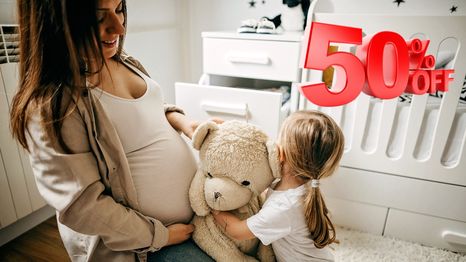 Los productos de bebé tienen un gran descuento por tiempo limitado.