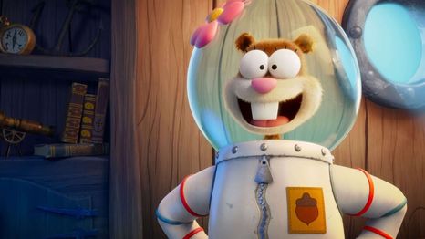 Arenita Mejillas de Bob Esponja, recreada con inteligencia artificial