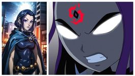 Esta IA recrea una impactante versión realista de Raven, en la versión de Teen Titans