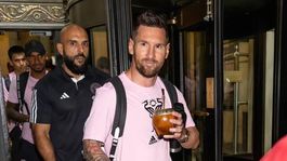 La playlist de Messi para la hora de sus calentamientos.