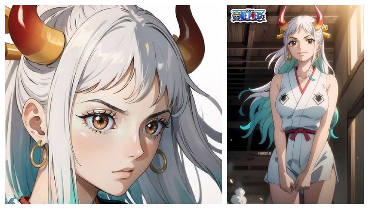 La IA recrea la versión live-action más increíble de Yamato en la serie One Piece