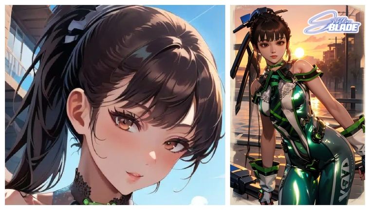 Descubre la hermosa recreación que esta IA hizo de EVE, la protagonista de Stellar Blade